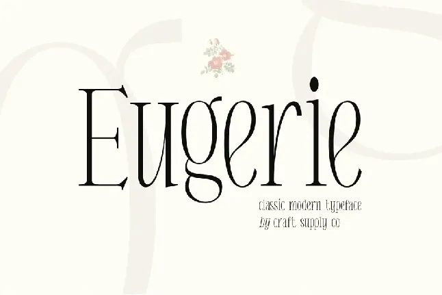 Eugerie Free font