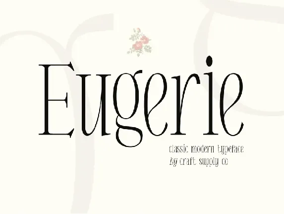 Eugerie Free font