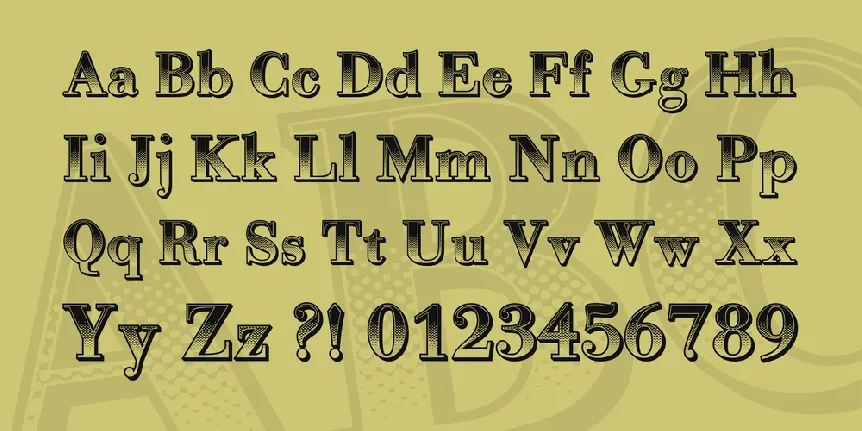 Gradientico font