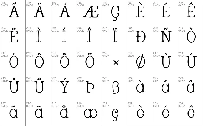 Whackadoo font