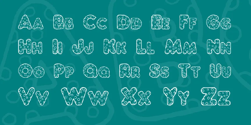 Chubby Dotty font