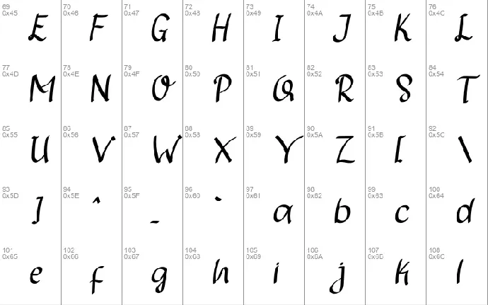 Rellysha font