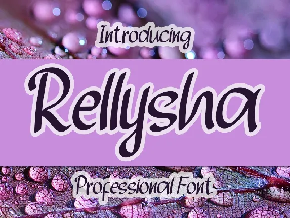 Rellysha font