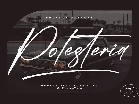 Polesteria font