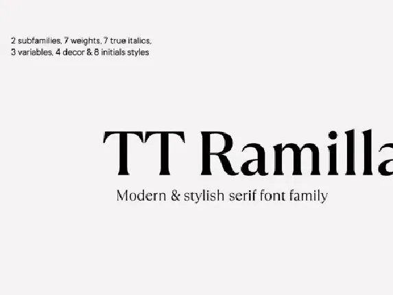 TT Ramillas Family font