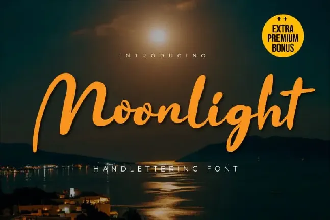 Moonlight Script font