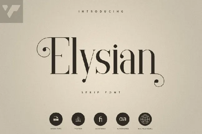 Elysian – Serif font