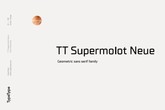 TT Supermolot Neue font