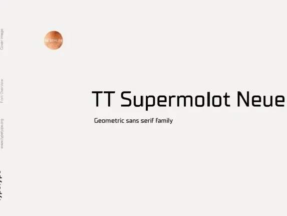 TT Supermolot Neue font