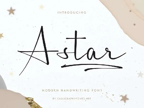 A Star font