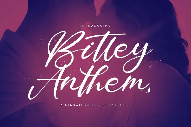 BitleyAnthem font