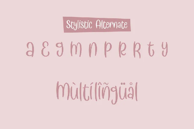 Meringue Demo font