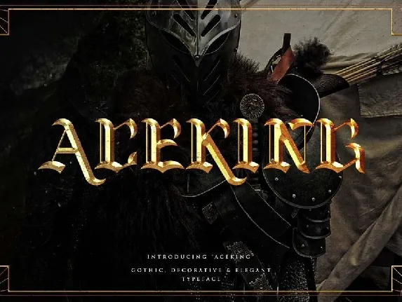 Aceking font