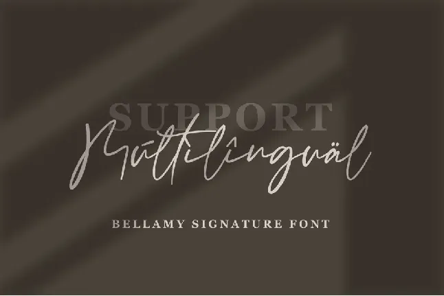 Bellamy Signature Script font