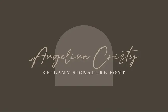 Bellamy Signature Script font