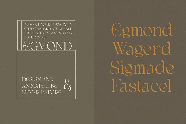 Egmond Free font