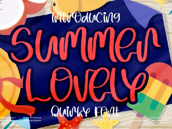 Summer Lovely font