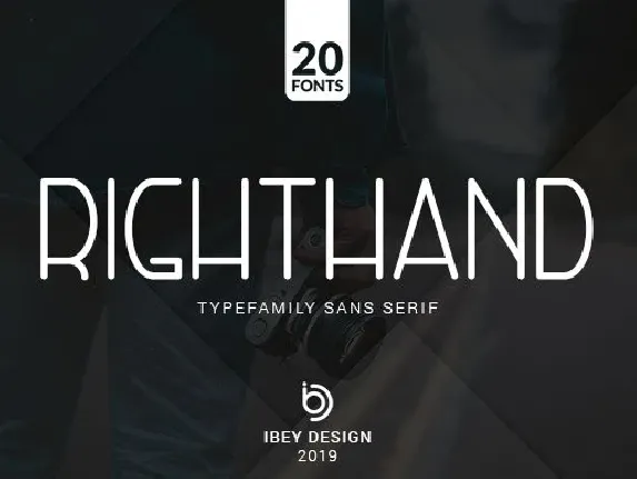 Right Hand Family font