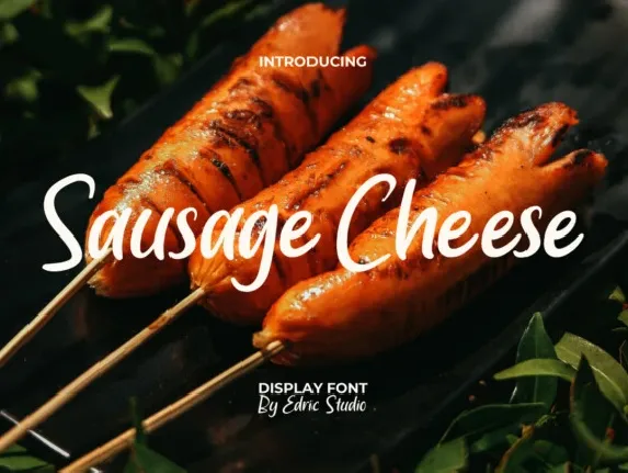 Sausage Cheese font