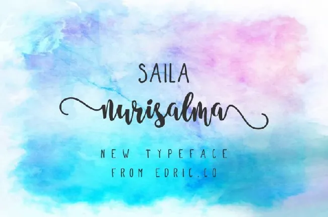 Saila Nurissalma Script font