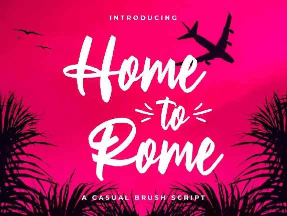 Home to Rome Free Trial font