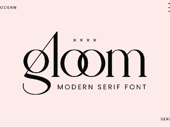 Gloom font