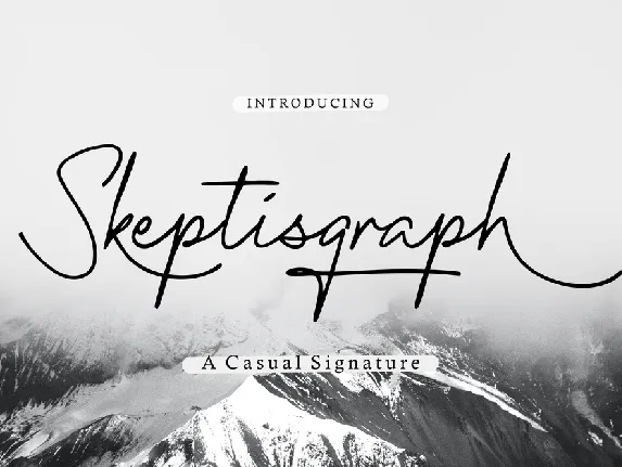 Skeptisgraph font