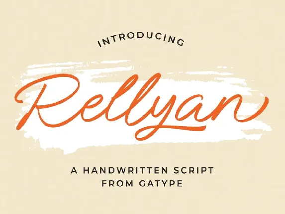 Rellyan font