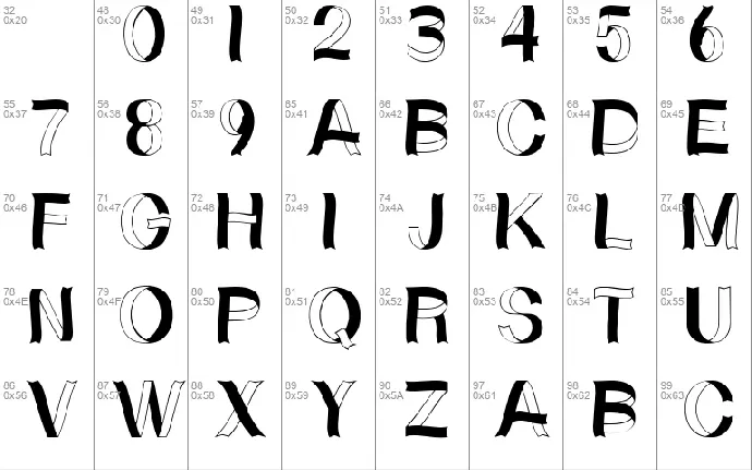 Curly Ribbons font