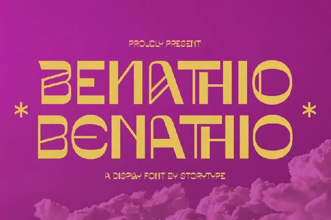 Benathio font