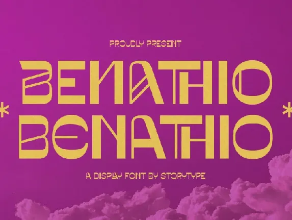 Benathio font