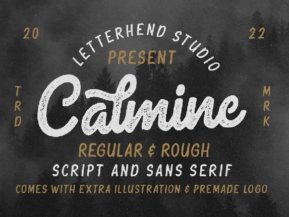 Calmine font