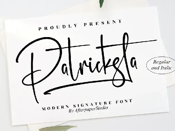 Patricksta font