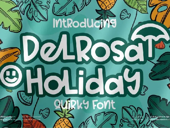 Delrosa Holiday font