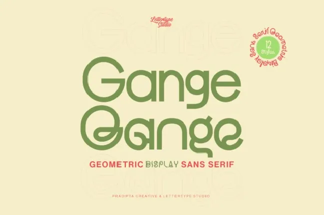 Gange font