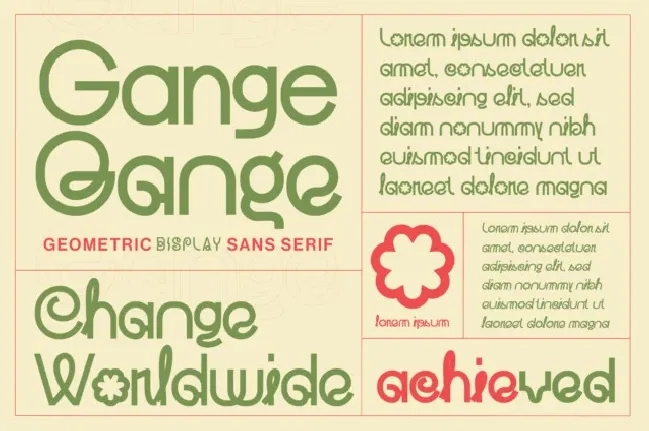 Gange font