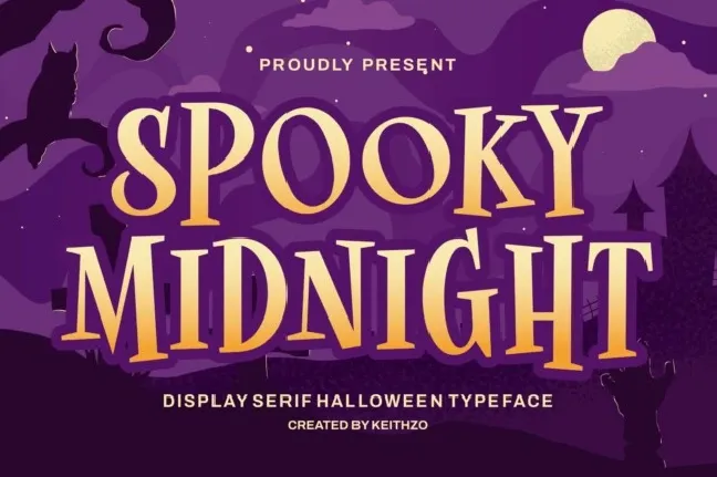 Spooky Midnight font