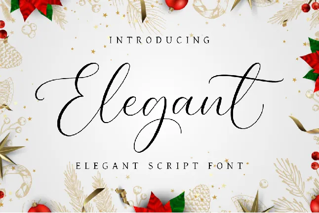 Elegant DEMO font