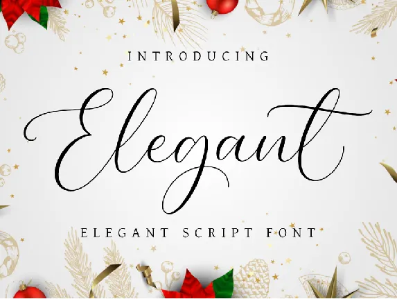 Elegant DEMO font