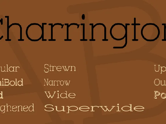 Charrington font