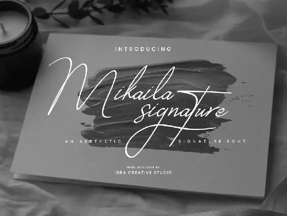 Mikaila Signature font