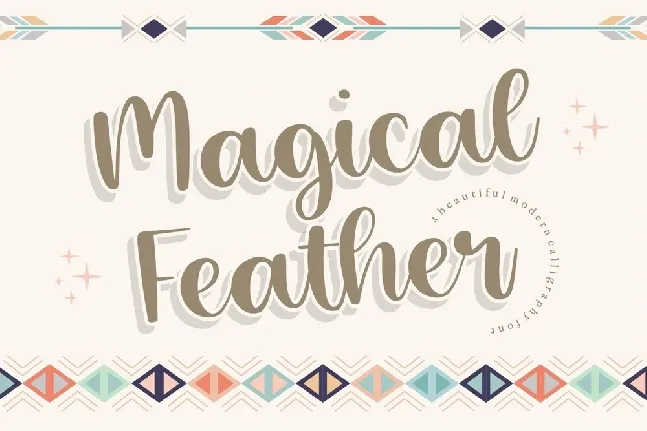 Magical Feather font