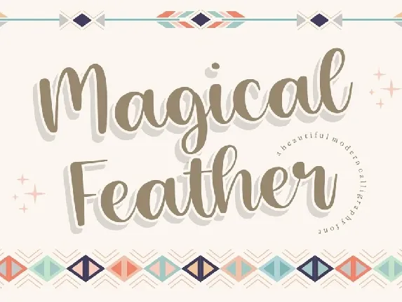 Magical Feather font