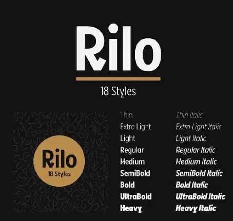 Riloos Sans Serif Family font