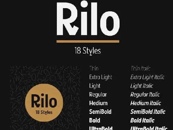 Riloos Sans Serif Family font