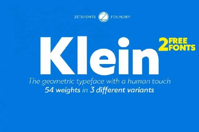 Klein Family font