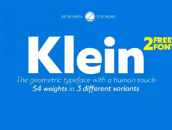 Klein Family font