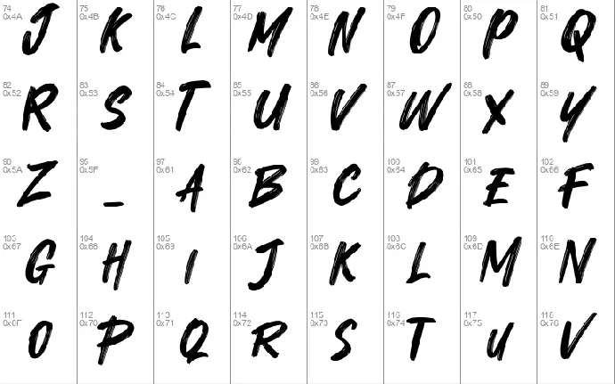 Crudex font