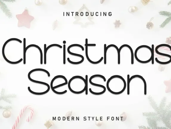 Christmas Season Display font