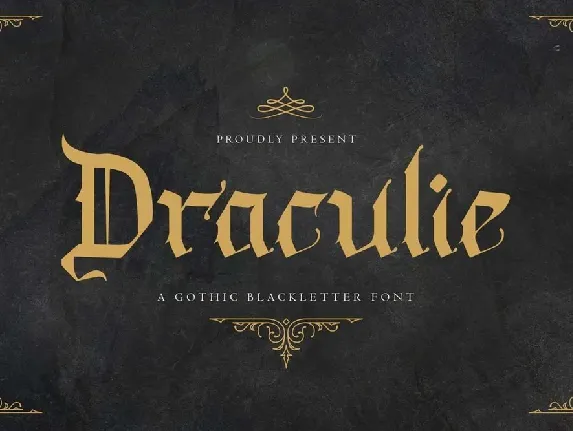 Draculie font